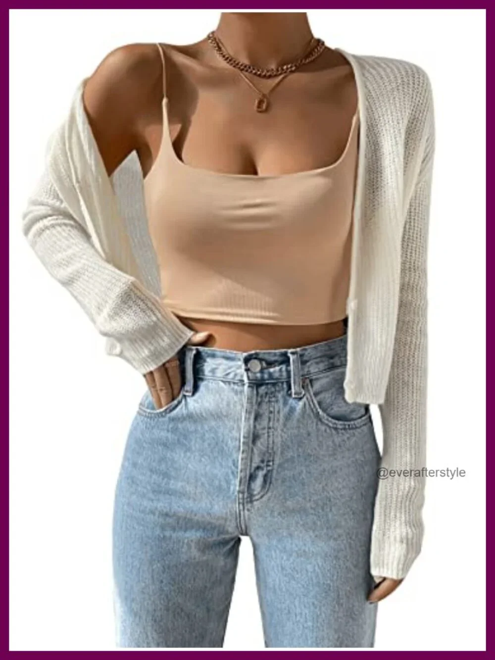 Verdusa Womens Drop Shoulder Long Sleeve Button Up Knit Cardigan Sweater